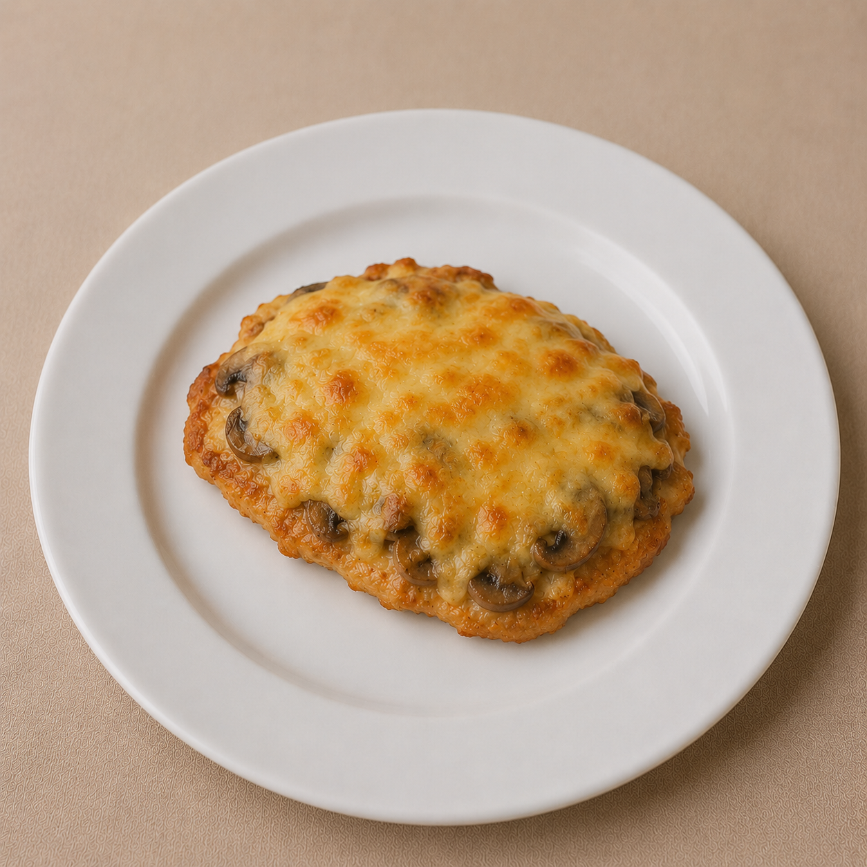 Отбивная куриная с грибами